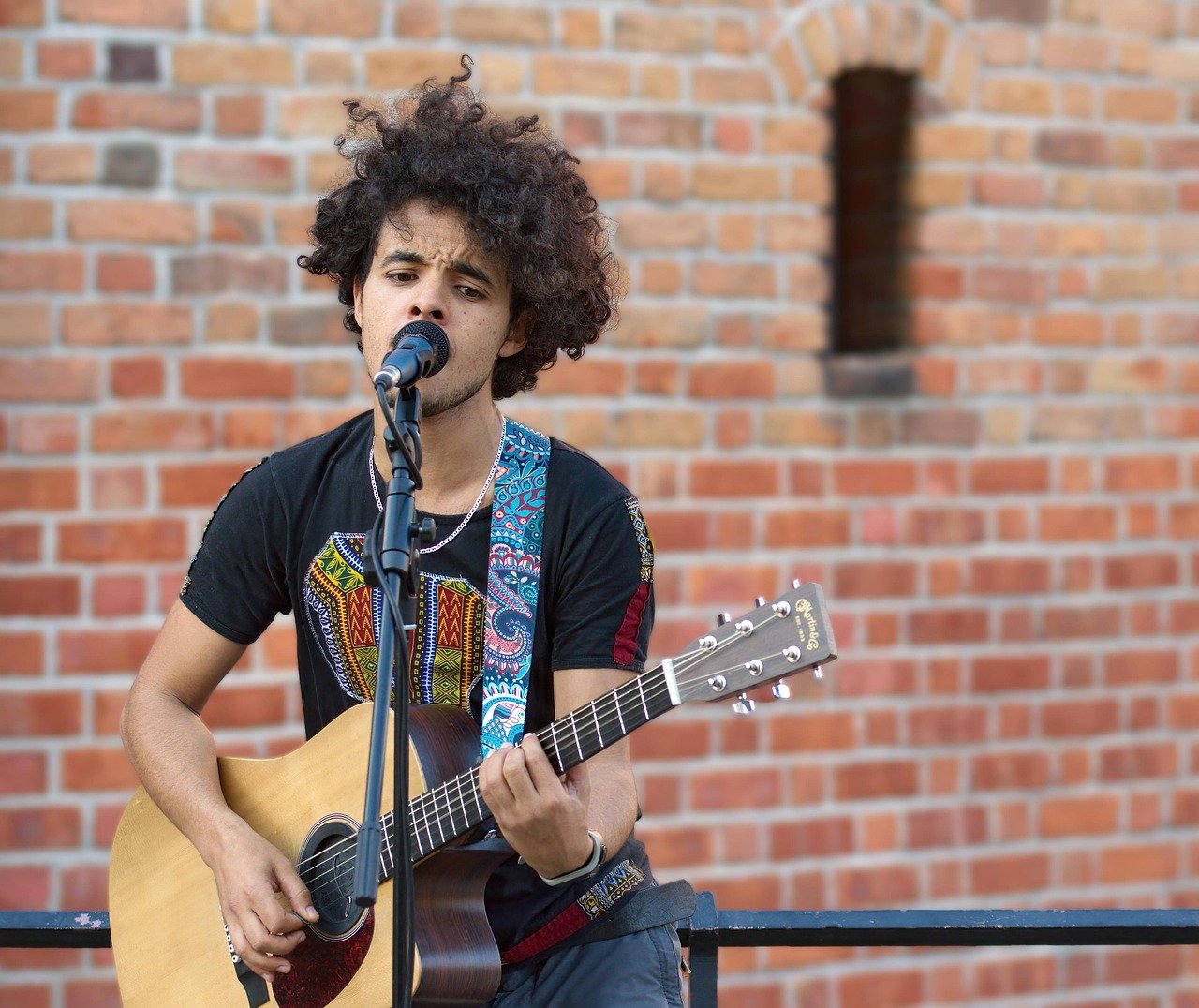 singer, guitar, street performance, portrait, man, boy, young, curly hair, playing guitar, music, musician, singing, street performer, microphone, outdoors, urban, city, tourism, singer, singer, singer, guitar, curly hair, singing, street performer, street performer, street performer, street performer, street performer, microphone